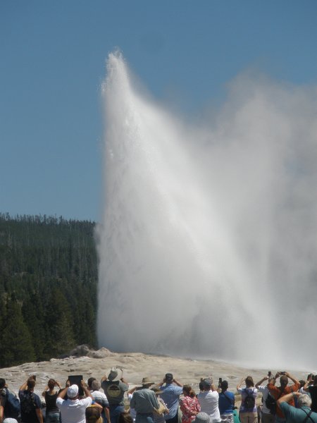 Trip (113).JPG - Old Faithful Geyser at Yellowstone National Park geyser basin